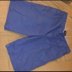 Chaps Light Blue Chino Shorts.